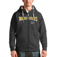 Golden State Warriors Antigua Victory Full-Zip Hoodie Charcoal - NBA