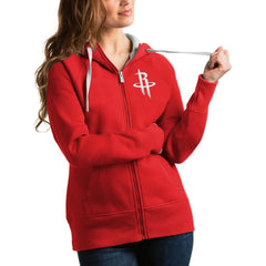 Houston Rockets Antigua Women's Victory Full-Zip Hoodie Red - NBA
