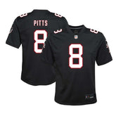 Kyle Pitts Sr. Atlanta Falcons Youth Game Jersey Black | Nike for Sale