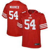 Fred Warner San Francisco 49ers Youth Game Jersey Scarlet | Nike for Sale