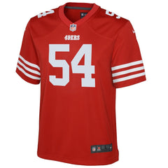 Fred Warner San Francisco 49ers Youth Game Jersey Scarlet | Nike for Sale