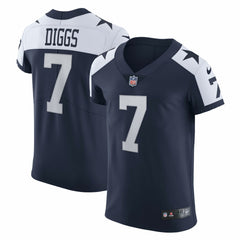 Trevon Diggs Dallas Cowboys Alternate Vapor Elite Jersey Navy | Nike for Sale