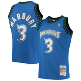 Stephon Marbury Minnesota Timberwolves 1996/97 Hardwood Classics Swingman Jersey Blue - NBA