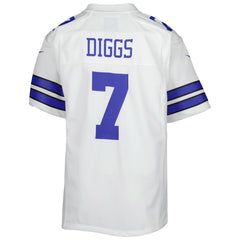 Trevon Diggs Dallas Cowboys Youth Game Jersey White | Nike for Sale