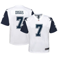 Trevon Diggs Dallas Cowboys Youth Alternate Game Jersey White | Nike for Sale