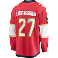 Eetu Luostarinen Florida Panthers Fanatics Home Breakaway Player Jersey - Red - NHL