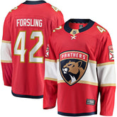 Gustav Forsling Florida Panthers Fanatics Home Breakaway Player Jersey - Red - NHL