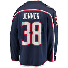Boone Jenner Columbus Blue Jackets Home Captain Patch Breakaway Player Jersey - Navy - NHL