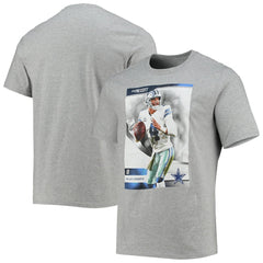 Dak Prescott Dallas Cowboys Name & Number T-Shirt Heathered Gray | NFL