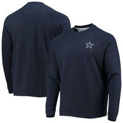 Dallas Cowboys Sunset Slub Raglan Henley Long Sleeve T-Shirt Navy | Tommy Bahama