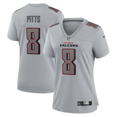 Kyle Pitts Atlanta Falcons Women's Atmosphere Fashion Game Jersey Gray | Nike for Sale