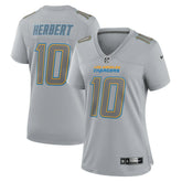Justin Herbert Los Angeles Chargers Women's Atmosphere Fashion Game Jersey Gray | Nike for Sale