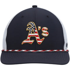 Athletics '47 Flag Fill Trucker Snapback Hat - MLB