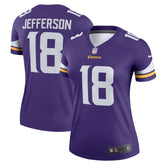 Justin Jefferson Minnesota Vikings Women's Legend Player Performance Top Purple | Nike for Sale