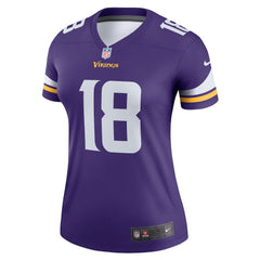 Justin Jefferson Minnesota Vikings Women's Legend Player Performance Top Purple | Nike for Sale