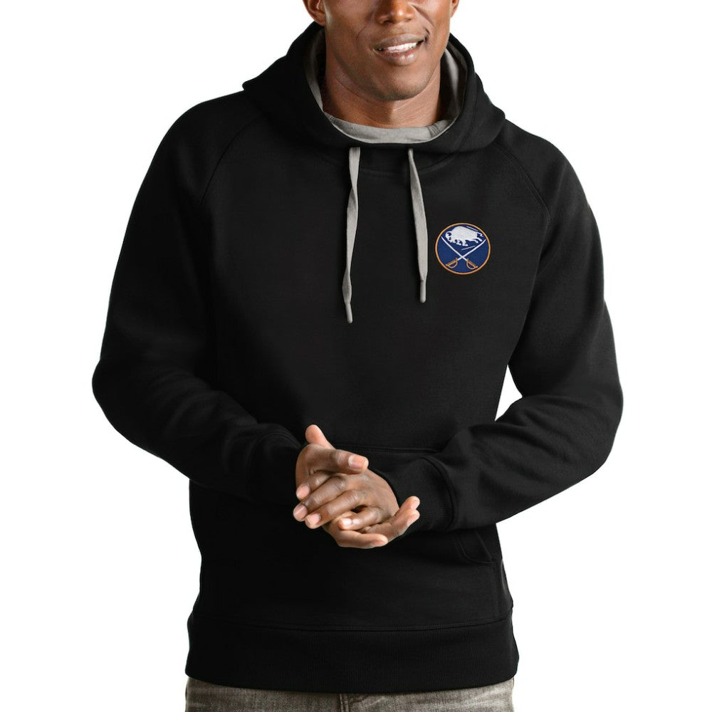 Buffalo Sabres Antigua Victory Pullover Hoodie - Black - NHL