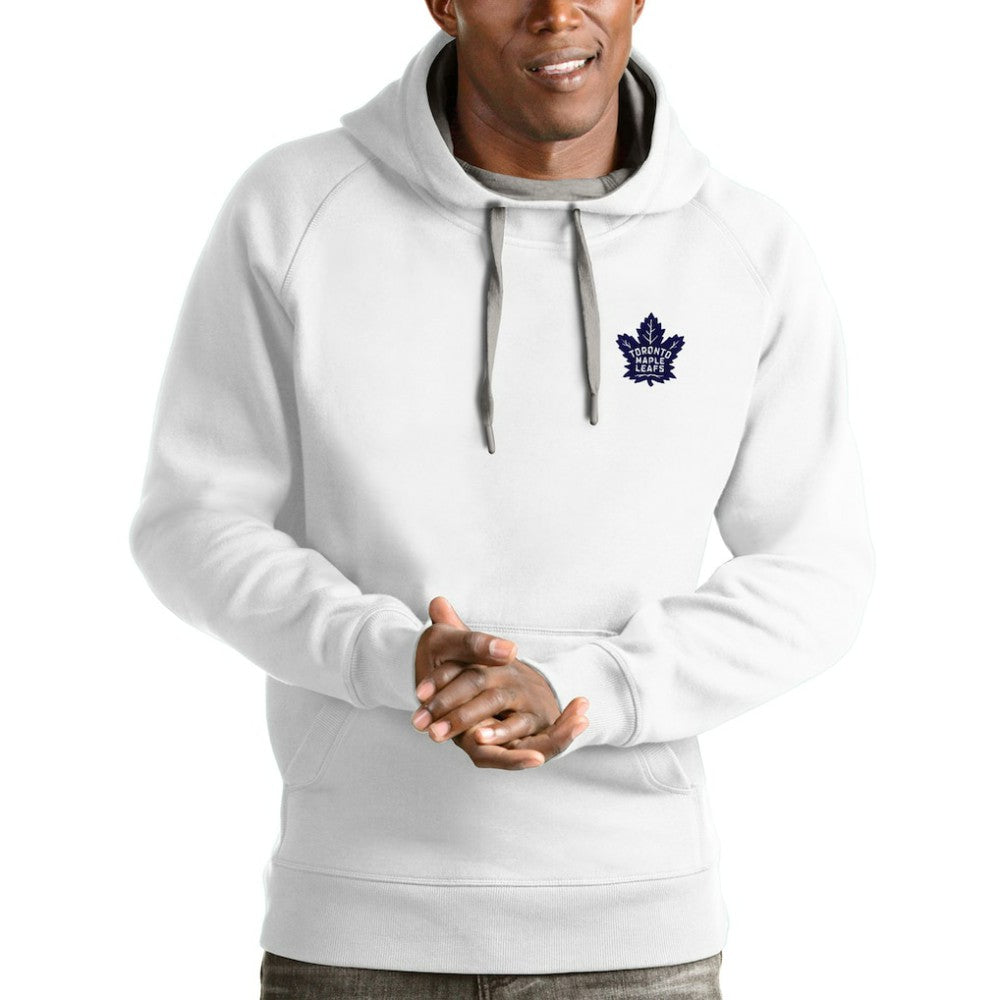Toronto Maple Leafs Antigua Victory Pullover Hoodie - White - NHL