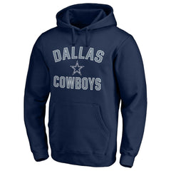 Dallas Cowboys Victory Arch Team Fitted Pullover Hoodie Navy | NFL