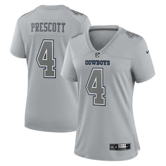 Dak Prescott Dallas Cowboys Women's Atmosphere Fashion Game Jersey Gray | Nike for Sale