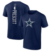 Dak Prescott Dallas Cowboys Playmaker T-Shirt Navy | NFL