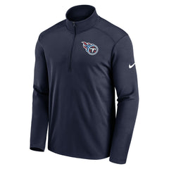 Tennessee Titans Logo Pacer Performance Half-Zip Jacket Navy | Nike for Sale