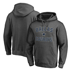 Dallas Cowboys Victory Arch Team Fitted Pullover Hoodie Charcoal | NFL