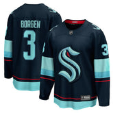 Will Borgen Seattle Kraken Fanatics Home Breakaway Player Jersey - Deep Sea Blue - NHL
