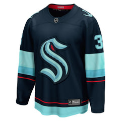 Will Borgen Seattle Kraken Fanatics Home Breakaway Player Jersey - Deep Sea Blue - NHL