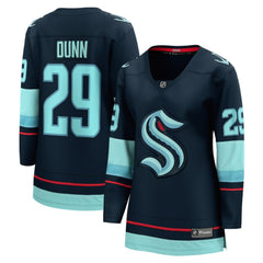 Vince Dunn Seattle Kraken Fanatics Women's Home Breakaway Player Jersey - Deep Sea Blue - NHL