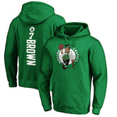 Jaylen Brown Boston Celtics Playmaker Name & Number Pullover Hoodie Kelly Green - NBA