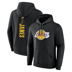 Los Angeles Lakers Playmaker Name & Number Pullover Hoodie Black - NBA