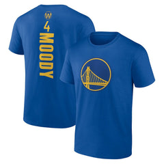 Moses Moody Golden State Warriors Playmaker Name & Number T-Shirt Royal - NBA