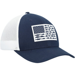 Dallas Cowboys Mesh Fish Flag Flex Hat Navy/White | Columbia