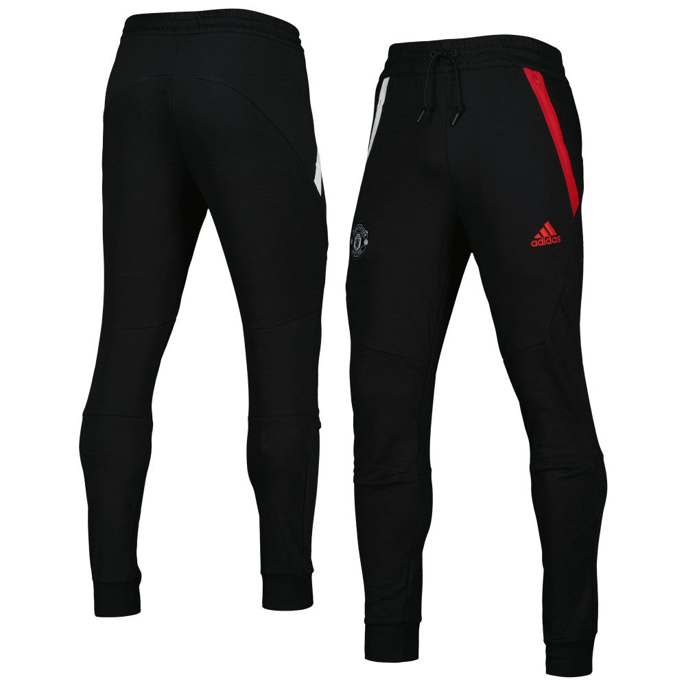 Manchester United Travel Pants Black | Adidas Online