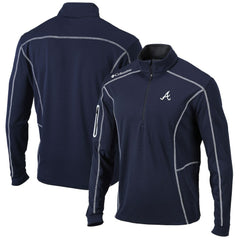 Atlanta Braves Columbia Shotgun Omni-Wick Quarter-Zip Pullover Jacket - MLB