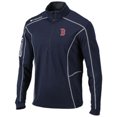Boston Red Sox Columbia Shotgun Omni-Wick Quarter-Zip Pullover Jacket - MLB