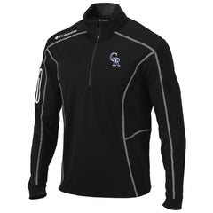 Colorado Rockies Columbia Shotgun Omni-Wick Quarter-Zip Pullover Jacket - MLB