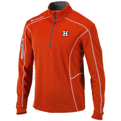Houston Astros Columbia Shotgun Omni-Wick Quarter-Zip Pullover Jacket - MLB
