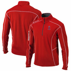Los Angeles Angels Columbia Shotgun Omni-Wick Quarter-Zip Pullover Jacket - MLB