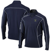 Milwaukee Brewers Columbia Shotgun Omni-Wick Quarter-Zip Pullover Jacket - MLB