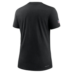 Jacksonville Jaguars Women's NFL Crucial Catch Performance T-Shirt Black | Nike for Sale