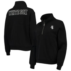 Chicago White Sox The Wild Collective Women's Two-Hit Quarter-Zip Pullover Top - MLB