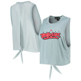 Boston Red Sox The Wild Collective Women's Open Back Twist-Tie Tank Top - MLB