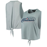 St. Louis Cardinals The Wild Collective Women's Open Back Twist-Tie Tank Top - MLB