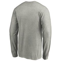 Chicago Bulls Alternate Team Logo Long Sleeve T-Shirt Heathered Gray - NBA