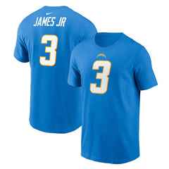 Derwin James Jr. Los Angeles Chargers Player Name & Number T-Shirt Powder Blue | Nike for Sale