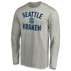 Seattle Kraken Victory Arch Long Sleeve T-Shirt - Heathered Gray - NHL