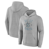 Seattle Kraken Heritage Pullover Hoodie - Heathered Gray - NHL