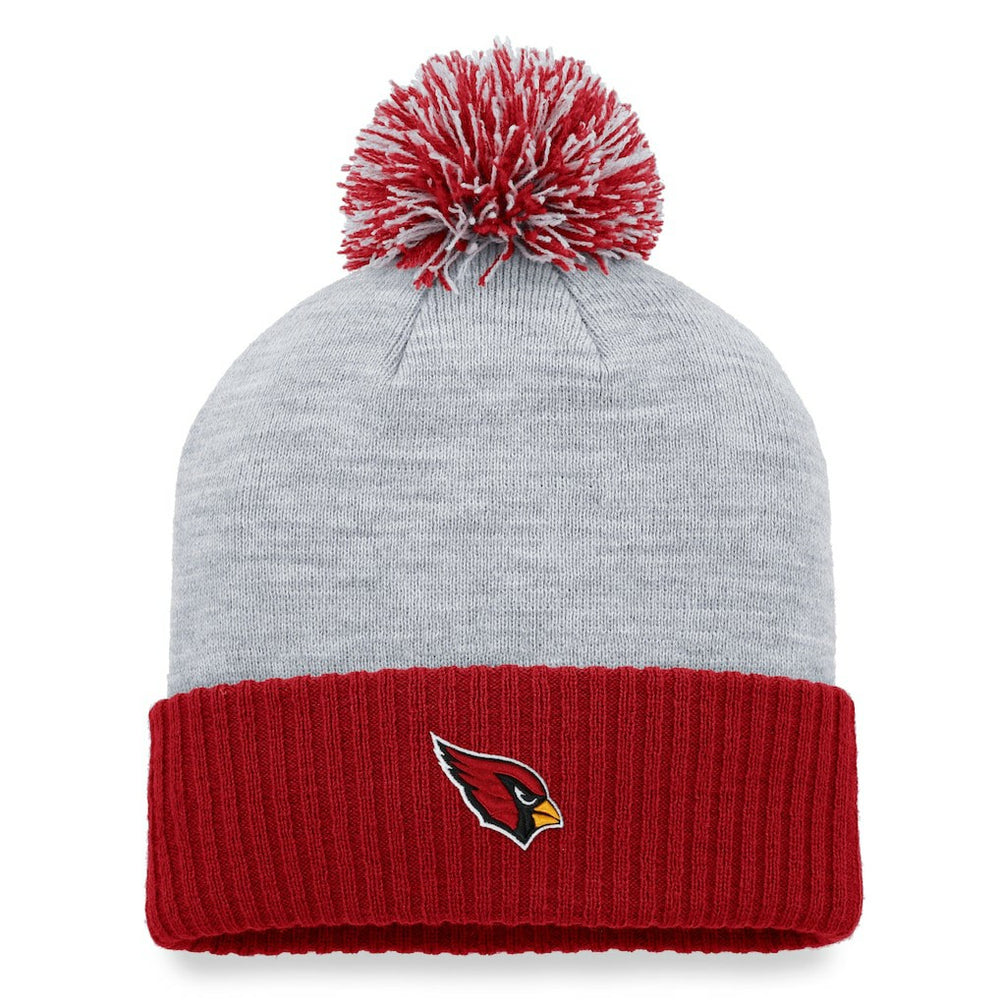 Arizona Cardinals Women's Ash Cuffed Knit Hat with Pom Heather Gray | Fanatics