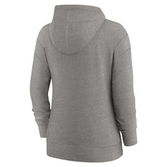 Cleveland Browns Women's Gym Vintage Full-Zip Hoodie Heather Charcoal | Nike for Sale